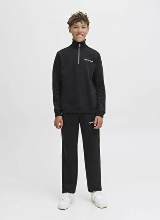 Jack & Jones Bol Paça Siyah Erkek Çocuk Eşofman Altı 12284054