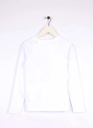 Jack & Jones Baskılı Beyaz Erkek Çocuk T-Shirt 12288451