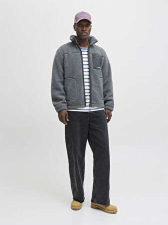 Jack & Jones Teddy Jacket JJESOHO NOOS | Rahat Kesim Erkek Mont 