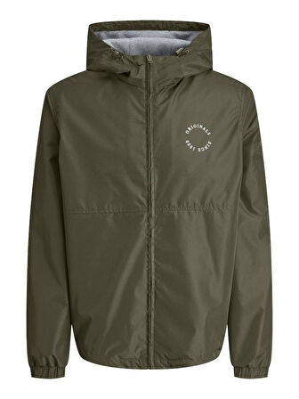 Jack & Jones JORBILLYBURG Light Hood Jacket – Kapüşonlu Hafif Suya Dayanıklı Erkek Mont, Günlük Şık Kullanım 