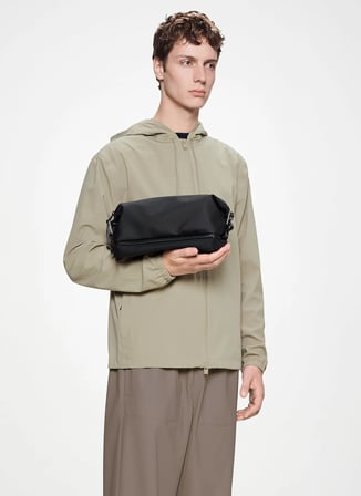 Rains Siyah Erkek Traş Çantası Otaru Wash Bag W3