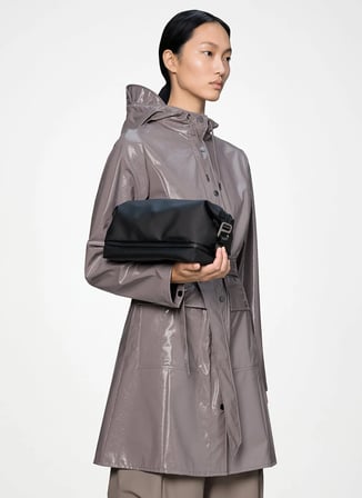 Rains Siyah Erkek Traş Çantası Otaru Wash Bag W3
