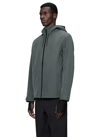 Rains Gri Erkek Ceket Suva Softshell Jacket W3T1