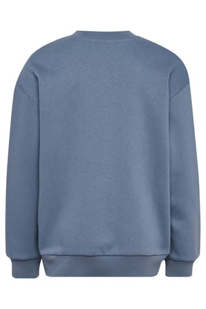 Hummel Pamuklu Logolu Loose Fit Bisiklet Yaka Sweat Unisex Çocuk SWEAT 232950-2828 MAVİ