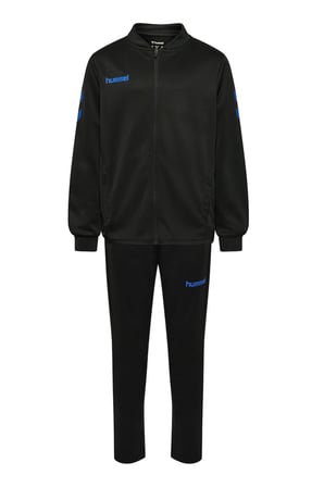 Hummel Logolu Kolej Yaka Fermuarlı Eşofman Takımı Unisex Çocuk EŞOFMAN TAKIMI 236383-2431 SİYAH