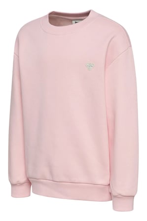 Hummel Pamuklu Loose Fit Bisiklet Yaka Sweat Kız Çocuk SWEAT 232950-3333 PEMBE