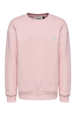 Hummel Pamuklu Loose Fit Bisiklet Yaka Sweat Kız Çocuk SWEAT 232950-3333 PEMBE