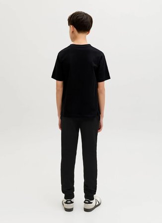 Jack & Jones Lastikli Paça Siyah Erkek Çocuk Eşofman Altı 12289231