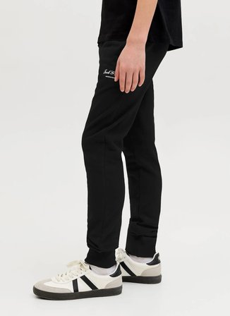 Jack & Jones Lastikli Paça Siyah Erkek Çocuk Eşofman Altı 12289231