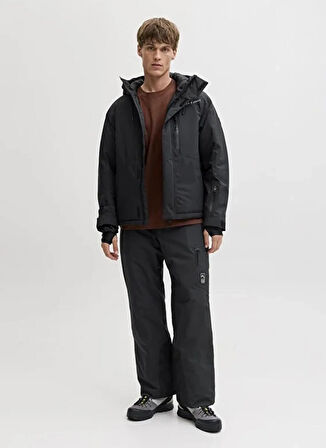 Jack & Jones Siyah Erkek Çocuk Mont 12287216