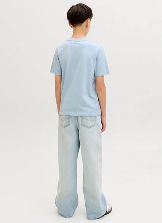 Jack & Jones Mavi Erkek Çocuk Baskılı T-Shirt 12289115