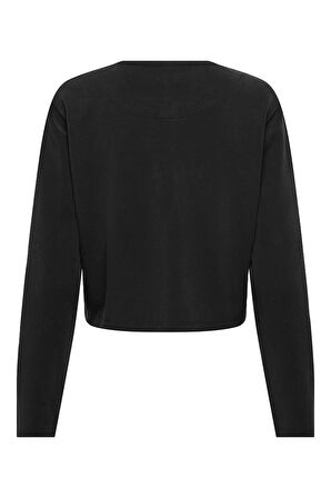 JDY Kadın Jdygarzelle Düğmeli Uzun Kollu Hırka 15352557 Siyah