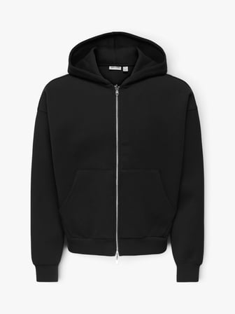 ONSGOYLE BOXY LS SCUBA ZIP HOODIE NOOS Erkek Siyah Sweatshirt - 22035193