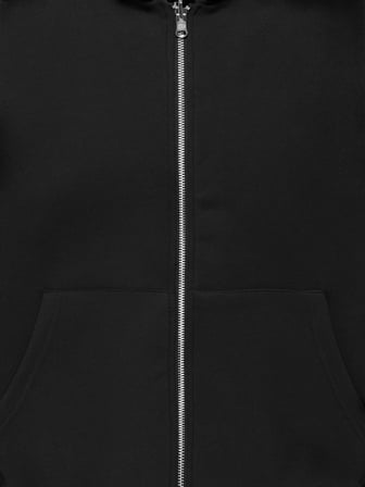 ONSGOYLE BOXY LS SCUBA ZIP HOODIE NOOS Erkek Siyah Sweatshirt - 22035193