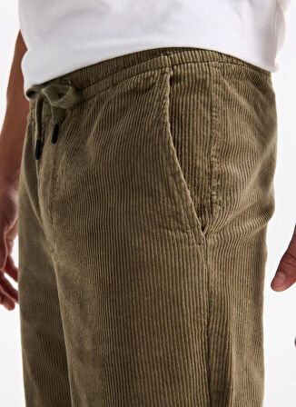 Only & Sons Normal Yağ Yeşili Erkek Chino Pantolon ONSLINUS TAP CORDUROY 0185 PANT NOO