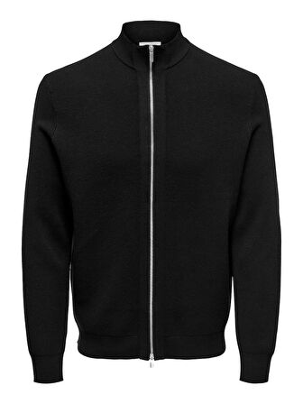 ONSCOOPER REG LS 12 CARDIGAN KNIT FRML Erkek Siyah Hırka - 22035017