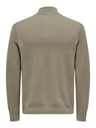 ONSCOOPER REG LS 12 CARDIGAN KNIT FRML Erkek Gri Hırka - 22035017