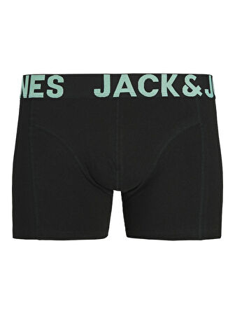 Jack Jones Celıas Solıd 3 Lü Paket Erkek Boxer 12285145