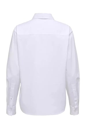 ONLBERSA LS SLIT DETAIL SHIRT  WVN CC Kadın Beyaz Gömlek - 15364453