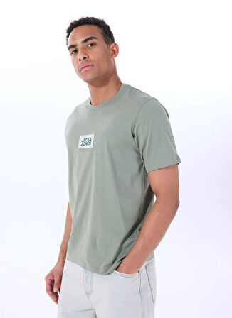 Jack & Jones Bisiklet Yaka Gri Erkek T-Shirt 12288519_JPRBLUZOEY TEE SS CREW NEC