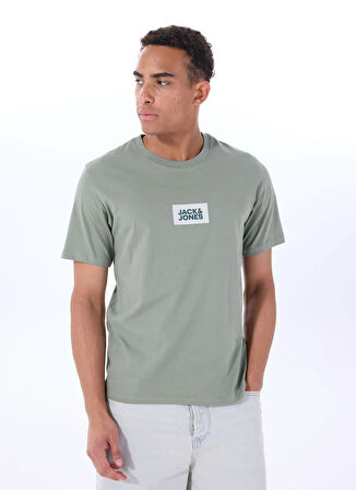 Jack & Jones Bisiklet Yaka Gri Erkek T-Shirt 12288519_JPRBLUZOEY TEE SS CREW NEC