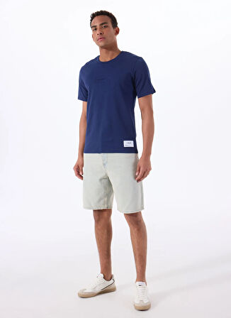 Jack & Jones Bisiklet Yaka Lacivert Erkek T-Shirt 12288524_JORSTUDIO TEE SS CREW NECK