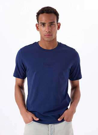 Jack & Jones Bisiklet Yaka Lacivert Erkek T-Shirt 12288524_JORSTUDIO TEE SS CREW NECK