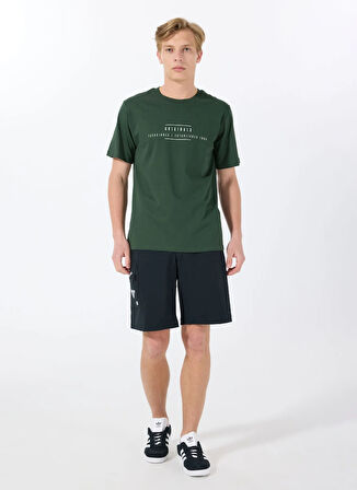 Jack & Jones Bisiklet Yaka Koyu Yeşil Erkek T-Shirt 12288375_JORREMINDER TEE SS CREW NE