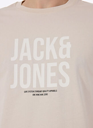 Jack & Jones Bisiklet Yaka Taş Erkek T-Shirt 12288525_JCOTONAL TEE SS CREW NECK