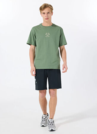 Jack & Jones Bisiklet Yaka Koyu Yeşil Erkek T-Shirt 12288517_JORANIMAL TEE SS CREW NECK