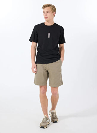 Jack & Jones Bisiklet Yaka Siyah Erkek T-Shirt 12288527_JCOAIR TEE SS CREW NECK BS