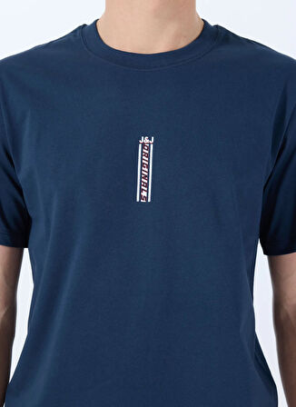 Jack & Jones Bisiklet Yaka Lacivert Erkek T-Shirt 12288527_JCOAIR TEE SS CREW NECK BS