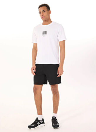 Jack & Jones Bisiklet Yaka Beyaz Erkek T-Shirt 12288570_JCOBARCODE TEE SS CREW NEC