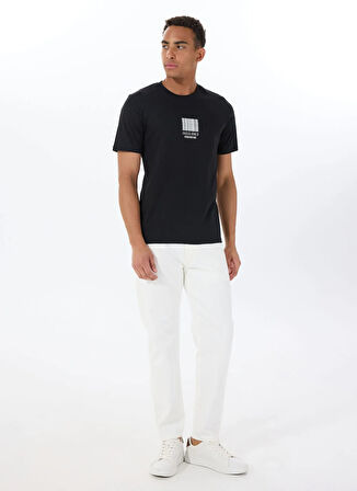 Jack & Jones Bisiklet Yaka Siyah Erkek T-Shirt 12288570_JCOBARCODE TEE SS CREW NEC