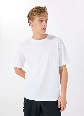 Jack & Jones Bisiklet Yaka Beyaz Erkek T-Shirt 12288567_JORBRAND TEE SS CREW NECK