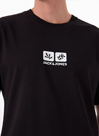 Jack & Jones Bisiklet Yaka Siyah Erkek T-Shirt 12288516_JORMINDFUL TEE SS CREW NEC