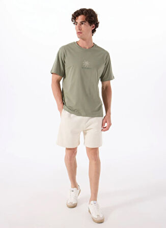 Jack & Jones Bisiklet Yaka Füme Erkek T-Shirt 12288516_JORMINDFUL TEE SS CREW NEC