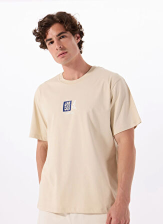 Jack & Jones Bisiklet Yaka Gri Erkek T-Shirt 12288516_JORMINDFUL TEE SS CREW NEC
