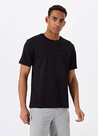 Jack & Jones Bisiklet Yaka Siyah Erkek T-Shirt 12288521_JPRBLULIFE TEE SS CREW NEC