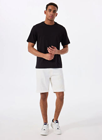 Jack & Jones Bisiklet Yaka Siyah Erkek T-Shirt 12288374_JPRBLULOGO TEE SS CREW NEC