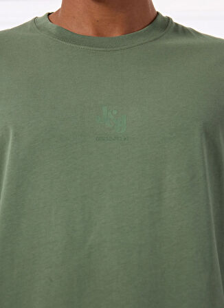 Jack & Jones Bisiklet Yaka Koyu Yeşil Erkek T-Shirt 12288374_JPRBLULOGO TEE SS CREW NEC
