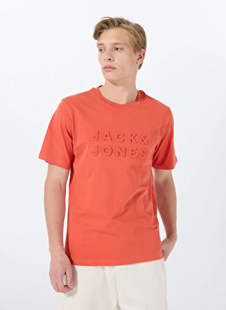 Jack & Jones Bisiklet Yaka Kırmızı Erkek T-Shirt 12288523_JPRBLUPACER TEE SS CREW NE