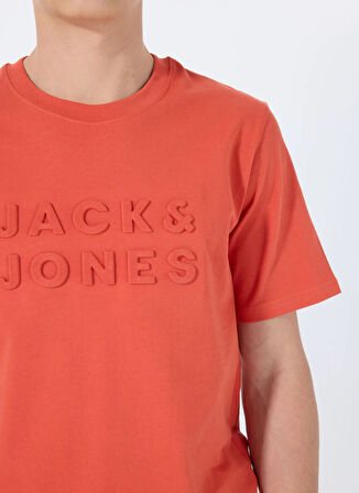 Jack & Jones Bisiklet Yaka Kırmızı Erkek T-Shirt 12288523_JPRBLUPACER TEE SS CREW NE