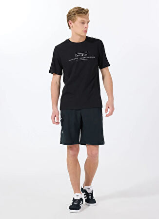 Jack & Jones Bisiklet Yaka Siyah Erkek T-Shirt 12288375_JORREMINDER TEE SS CREW NE
