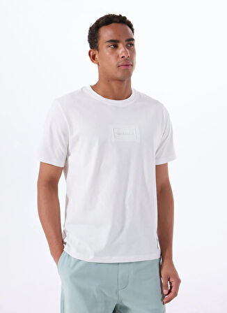 Jack & Jones Bisiklet Yaka Beyaz Erkek T-Shirt 12288524_JORSTUDIO TEE SS CREW NECK