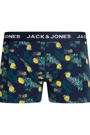 Jack & Jones JACJAKE Lemon Trunks Erkek 3'lü Boxer Seti Pamuklu 
