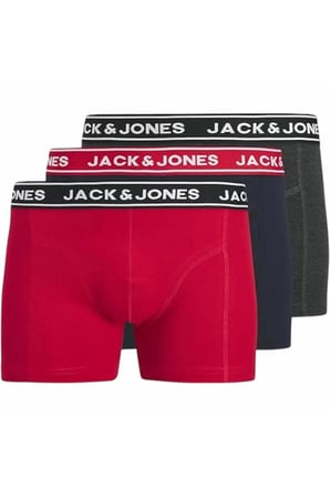 Jack Jones Hector Solıd 3 Lü Paket Erkek Boxer 12288873