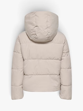 ONLJUTA SHORT PUFFER OTW NOOS Kadın Bej Mont - 15365799