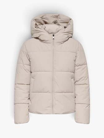 ONLJUTA SHORT PUFFER OTW NOOS Kadın Bej Mont - 15365799