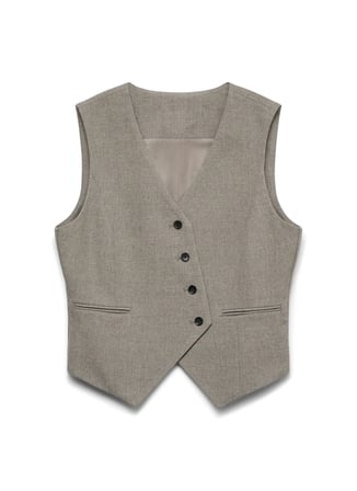 Vero Moda Vizon Kadın V Yaka Yelek 10341274-171210 TCX